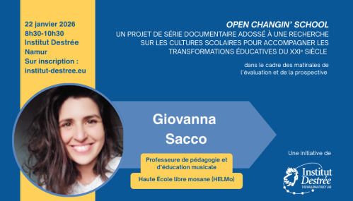 Les Matinales de l'Institut Destrée - Giovanna Sacco